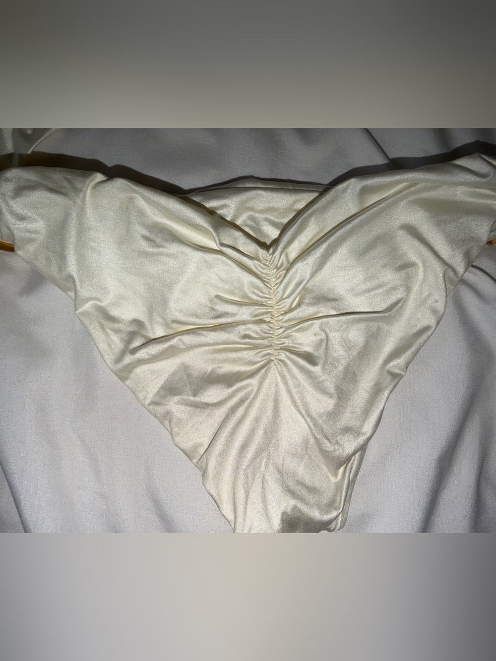 Beach Bunny White Bikini with Gold Hardware - Picture 7 of 8